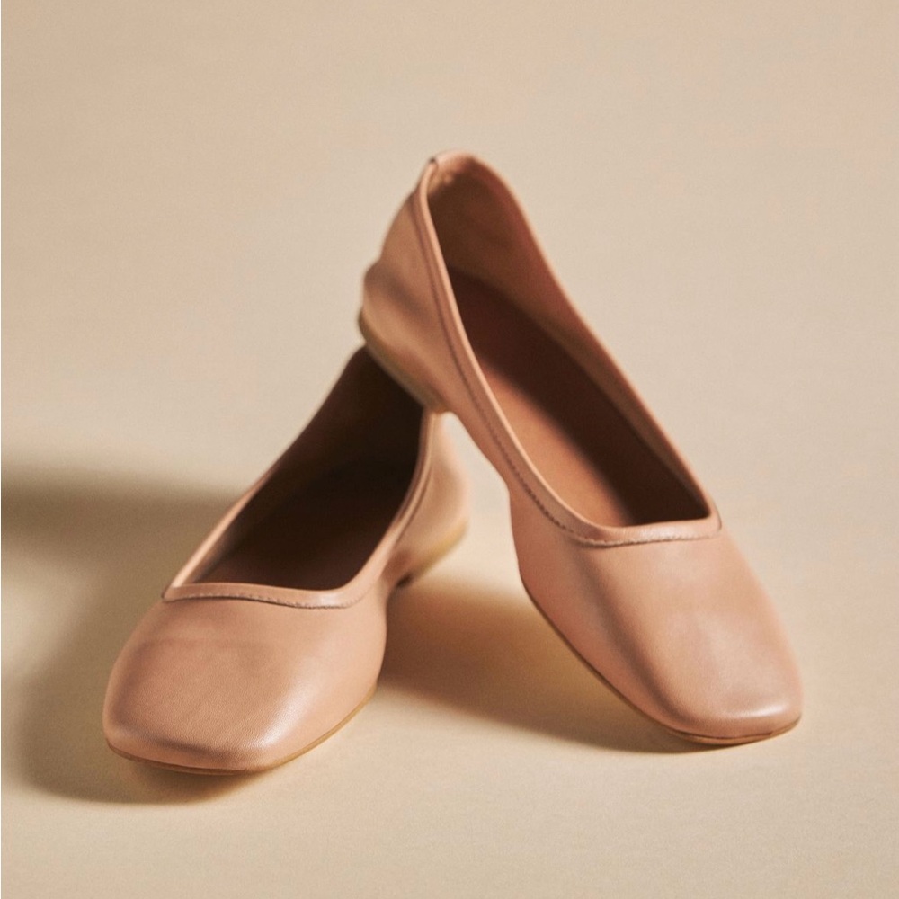 Pilcro Soft Ballet Flats Leather Gently Used with Original Box